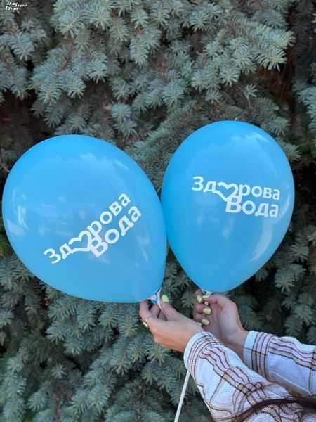 Повітряні кульки з логотипом 100 шт Повітряні кульки з логотипом фото