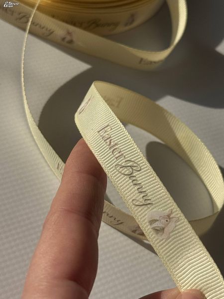 Репсова стрічка брендована 12 мм 20 м Репсова стрічка брендована фото