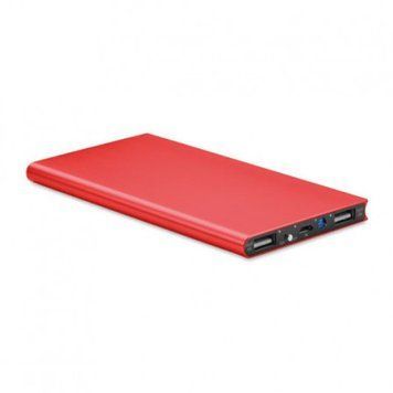 Павербанк брендований POWERFLAT8, 8000 mAh, алюміній Павербанк брендований POWERFLAT8, 8000 mAh, алюміній фото