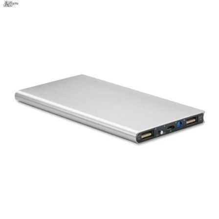 Павербанк брендований POWERFLAT8, 8000 mAh, алюміній Павербанк брендований POWERFLAT8, 8000 mAh, алюміній фото