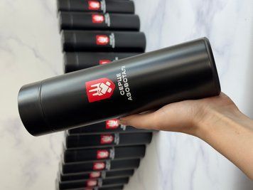 Термос з світлодіодним дисплеєм&nbsp;брендований, 500 мл Термос Smart з світлодіодним дисплеєм&nbsp;брендований, 500 мл фото