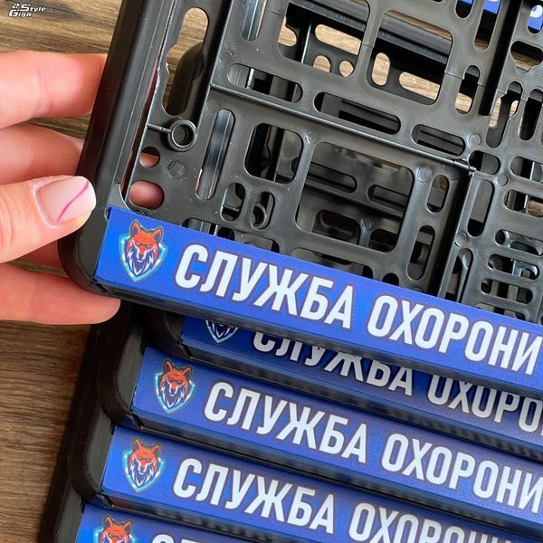 Рамки під номери з логотипом / авторамки з ЛОГО 2 шт (1 пара) Рамки під номери з логотипом / авторамки з ЛОГО  фото