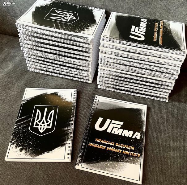 Блокнот брендований на пружині А6 5 шт Блокнот брендований на пружині фото
