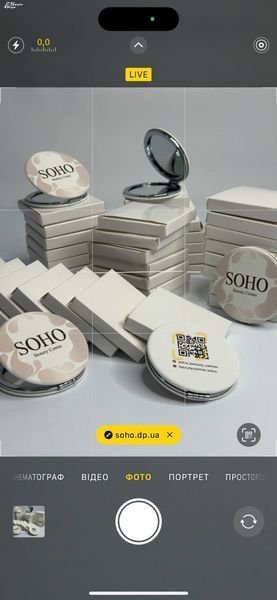 Люстерко  косметичне з друком логотипу 1 шт Люстерко  косметичне з друком логотипу фото